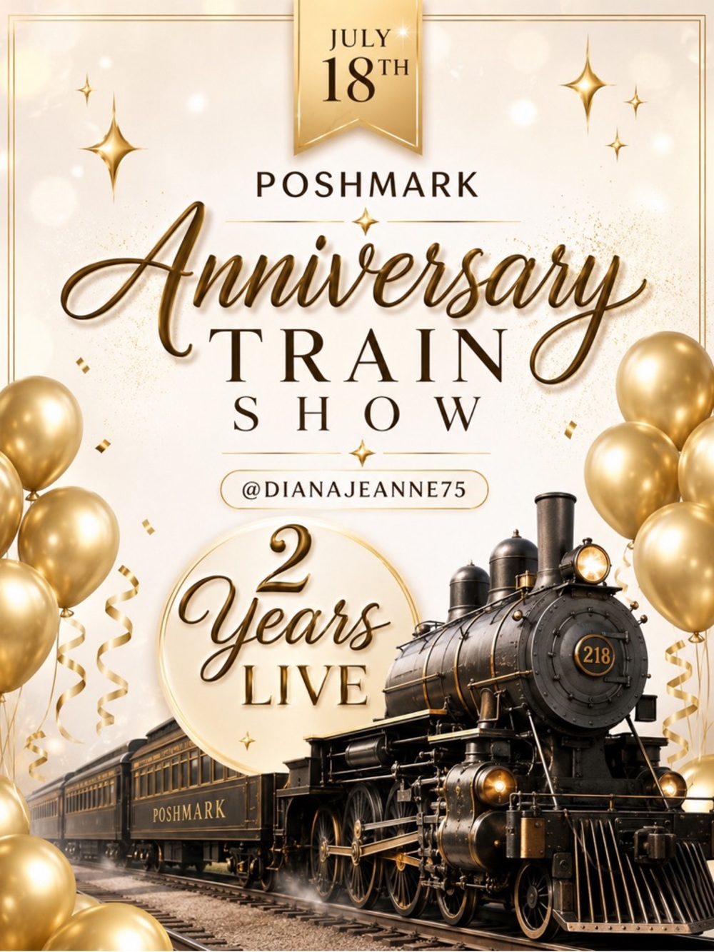 Anniversary Celebration Train Show Saturday July 18th
